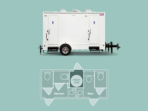 Luxury restroom Trailer