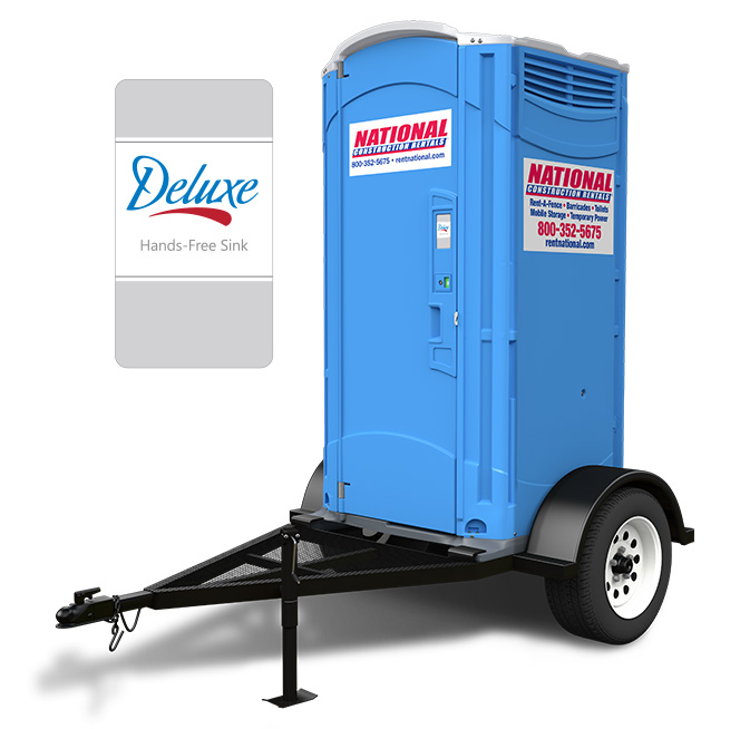 Portable store trailer restrooms